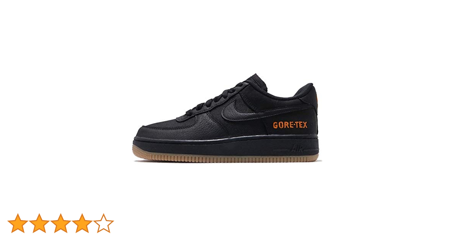 Nike Men's Air Force 1 Gore-TEX Casual Shoes (13, Black